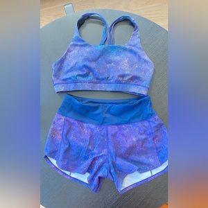 COPY - Lululemon polar lights blue multi matching set